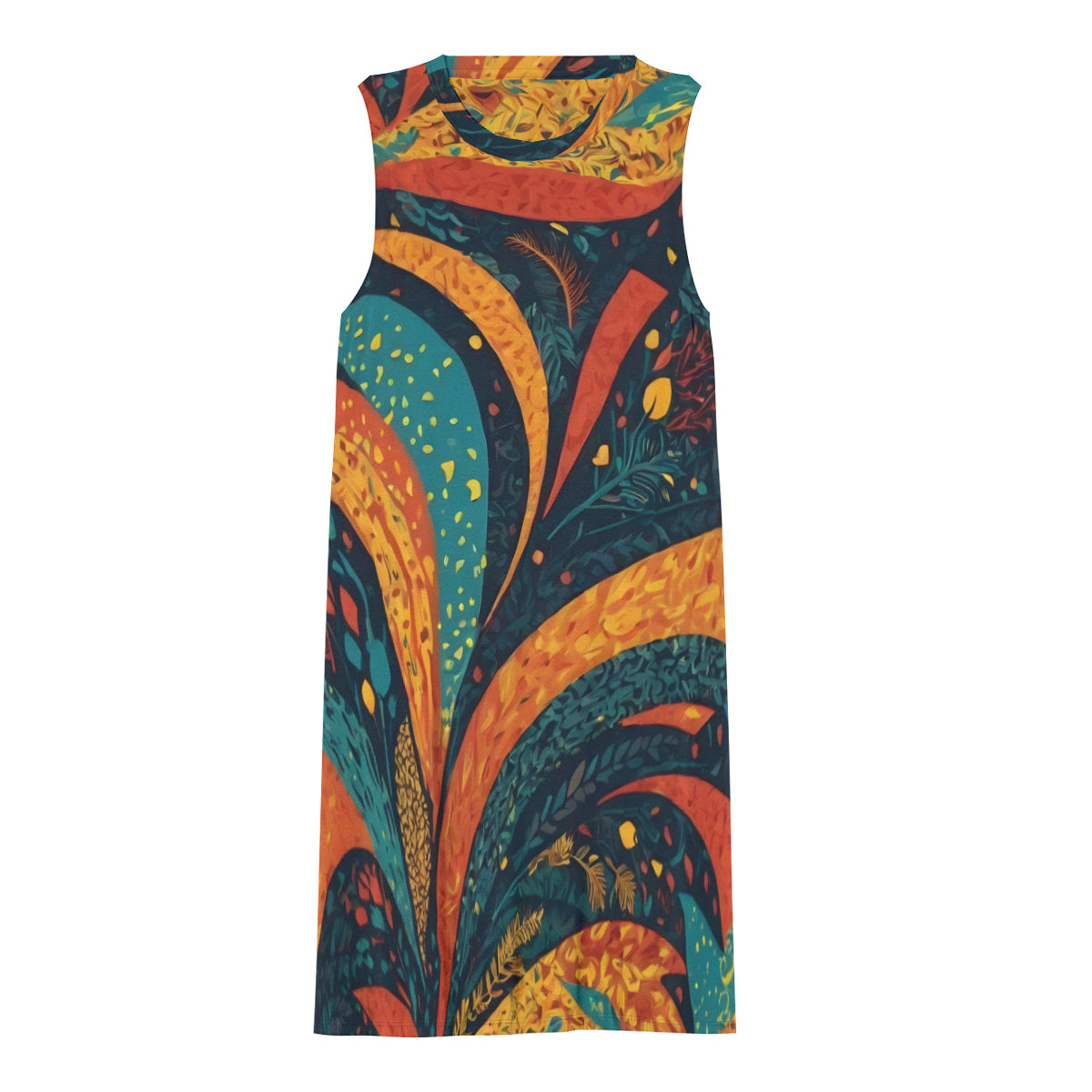Abstract Beauty Women's Casual Dress | Polyester