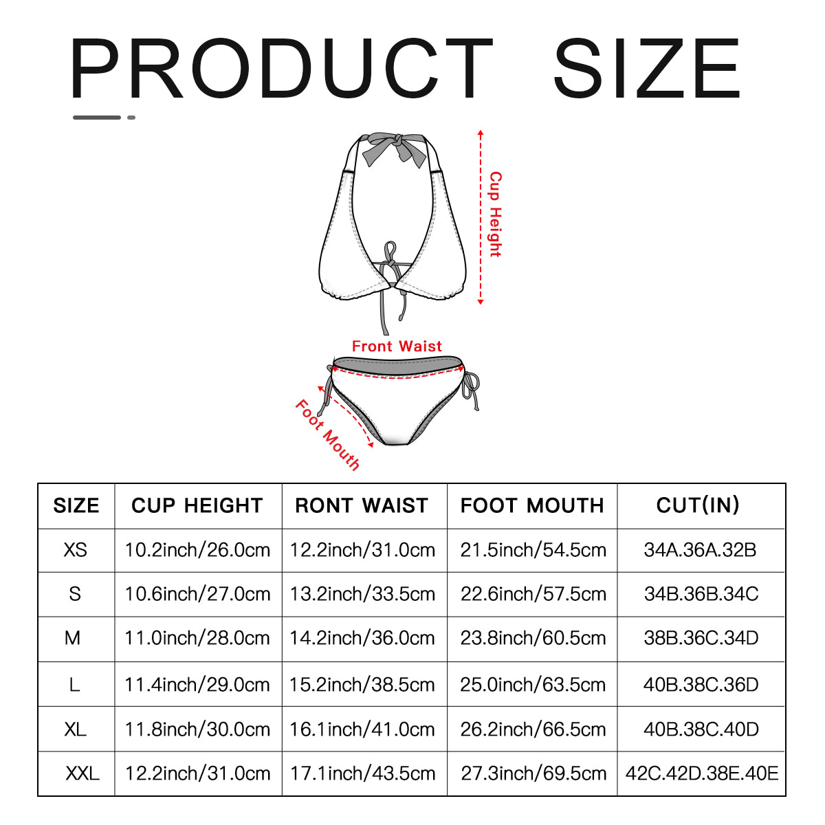 African Image Bikini Swimsuit (Multi-Faceted Design)|Polyester+Spandex