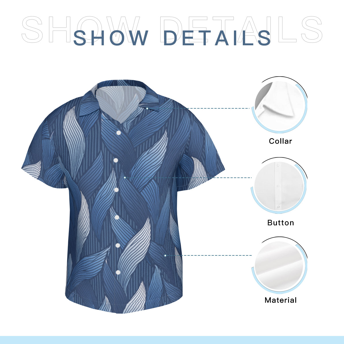 Blue Hawaiian Shirt