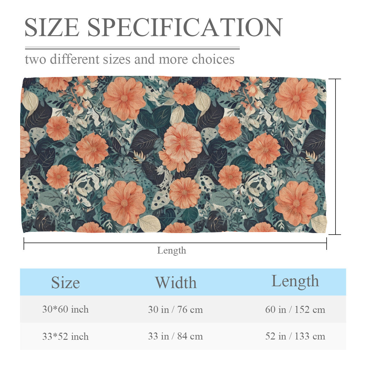 Floral Red Beach towel (comfortable model)|Polyester