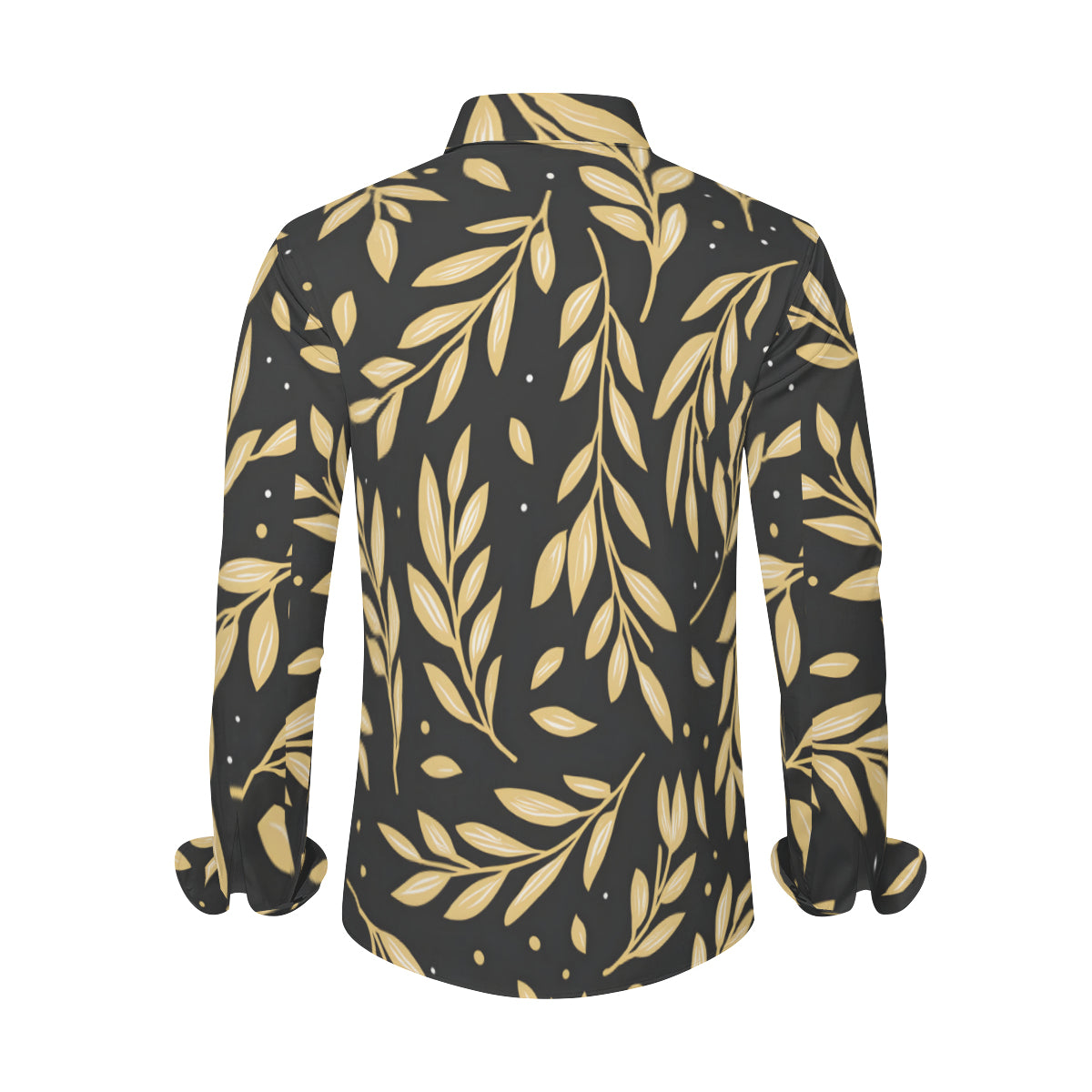 Golden Branches Men's Classic Long-Sleeved Shirt