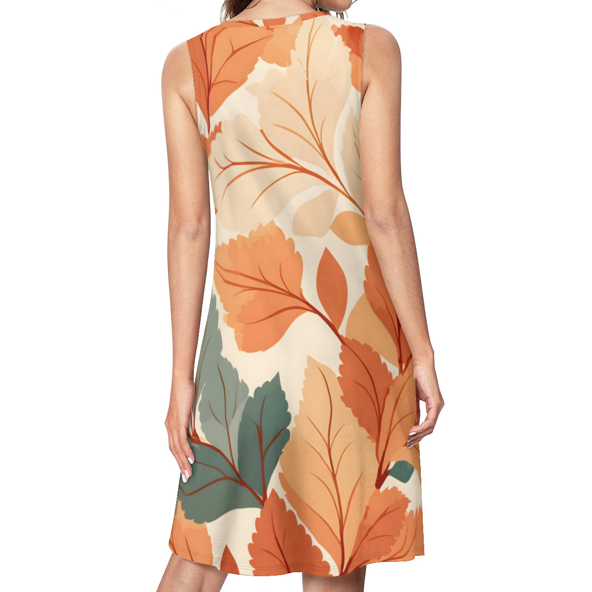 Abstract Pattern Women's Casual Dress | Polyester