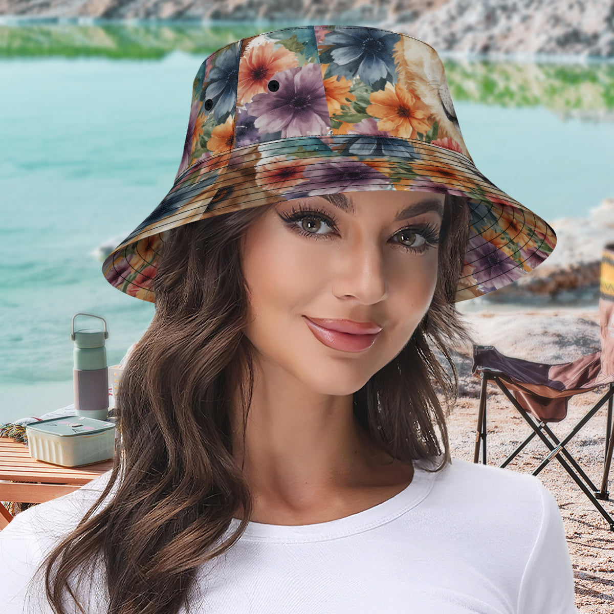 Dog Lovers Double-Sided All-Over Print Fisherman Hat | Polyester