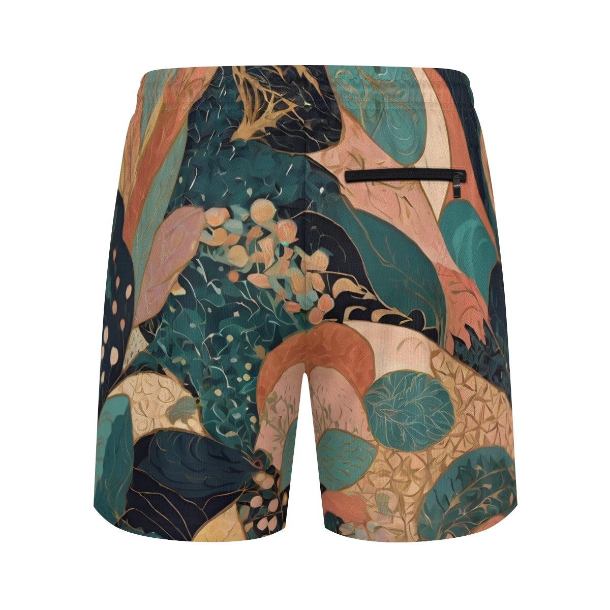 Abstract Wonder Men's Casual Shorts Double-Layer Sports Beach Shorts