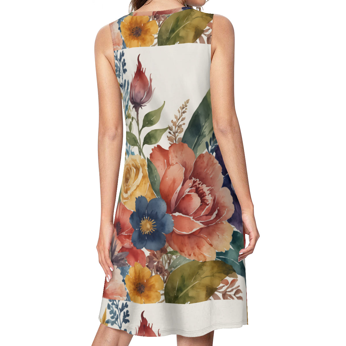 Beautiful Floral Women's Casual Dress | Polyester