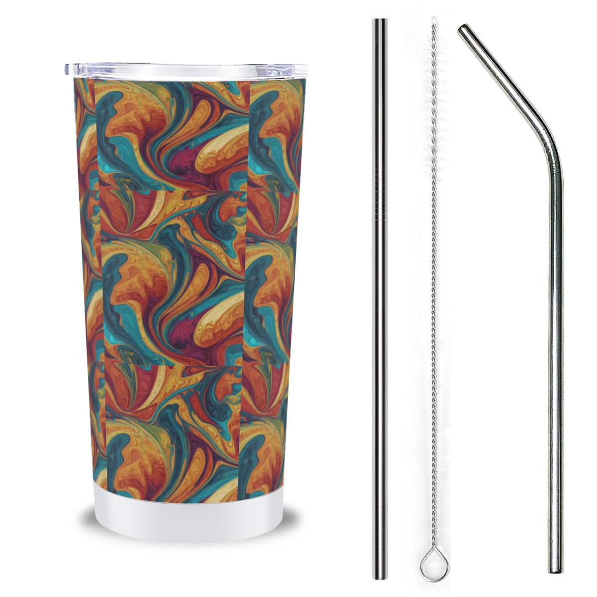 Colorful Design Outdoor Travel Carry Tumbler (540ml/18oz) | Stainless Steel 304