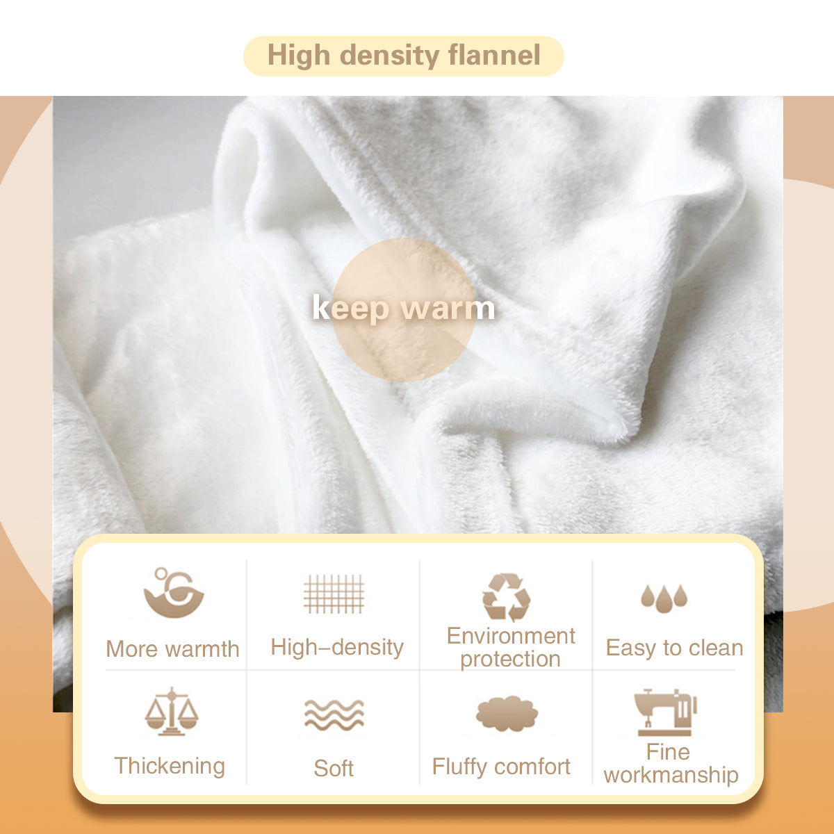 African Image Single-Sided Printed Blanket (Vertical) | 350GSM Flannel