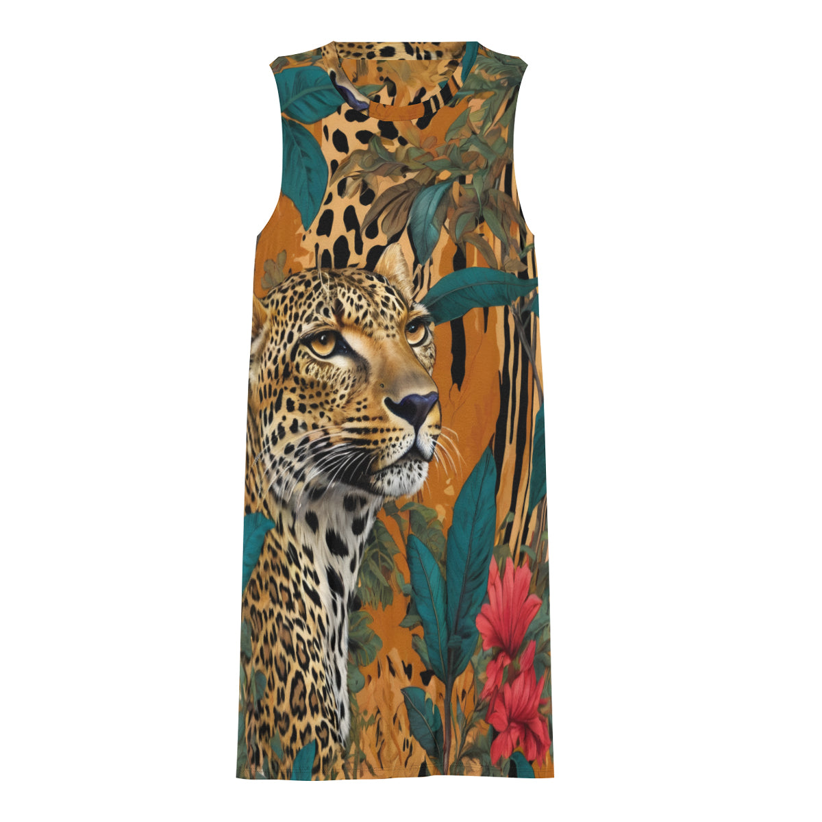 Warrior Leopard Women's Casual Dress | Polyester