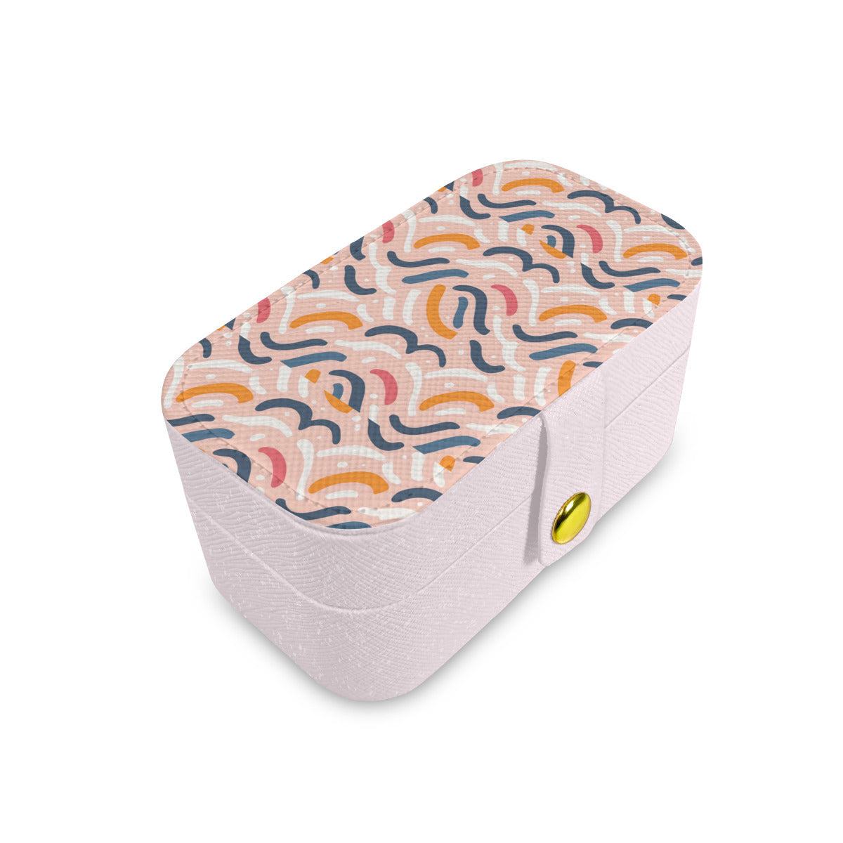 Abstract Personalized Portable Jewelry Box