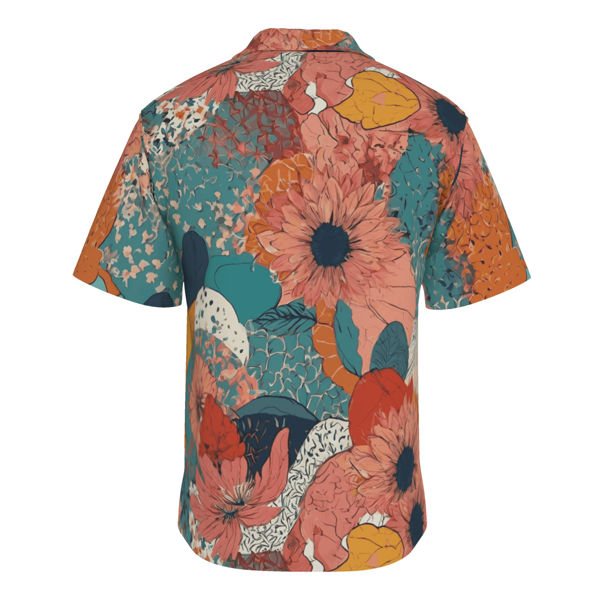 Awesome Floral Men's Casual Shirt|Polyester