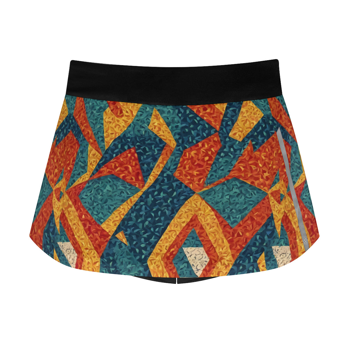 Abstract Pattern Women's Sports Skirt | Polyester