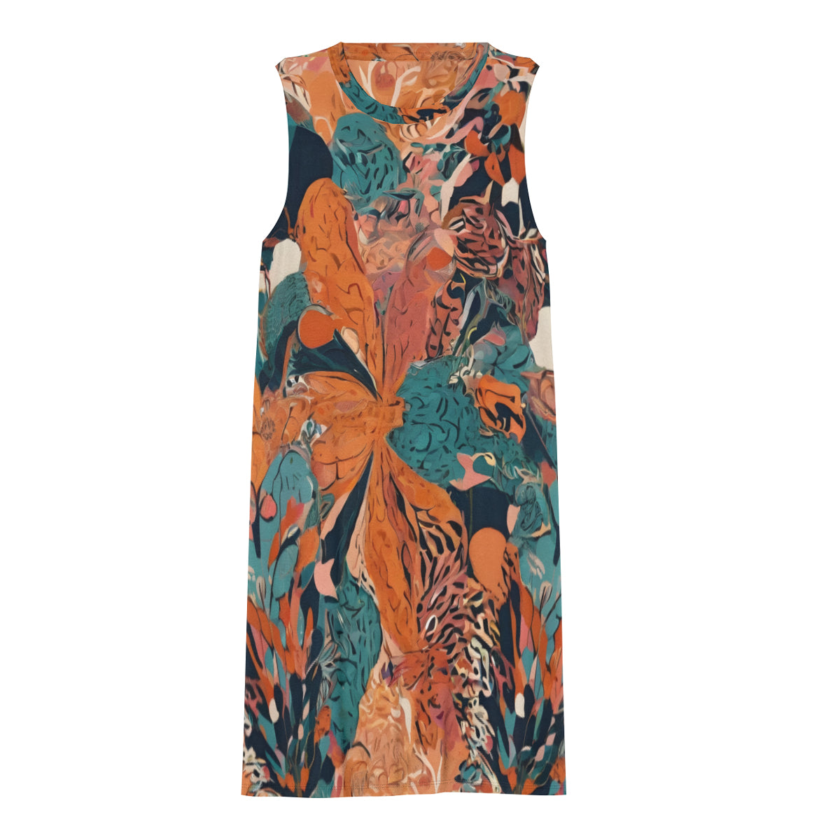 Abstract Vibes Women's Casual Dress | Polyester