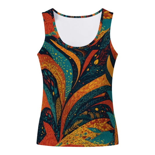 Abstract Beauty Women's Casual Vest|Polyester