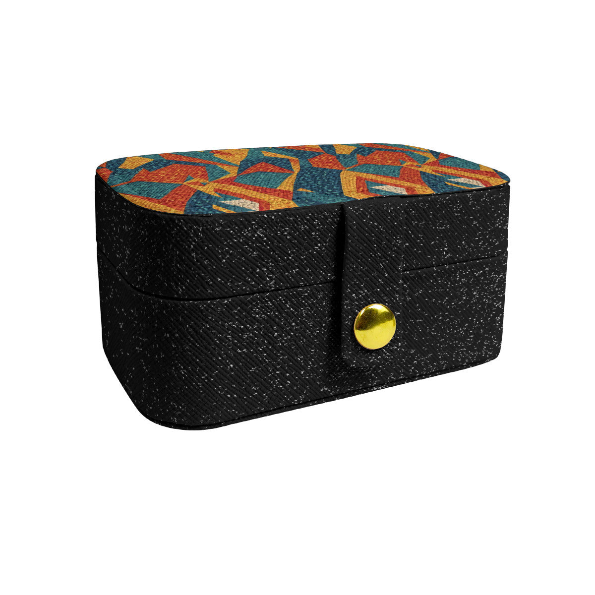 Abstract Pattern Personalized Portable Jewelry Box | PU