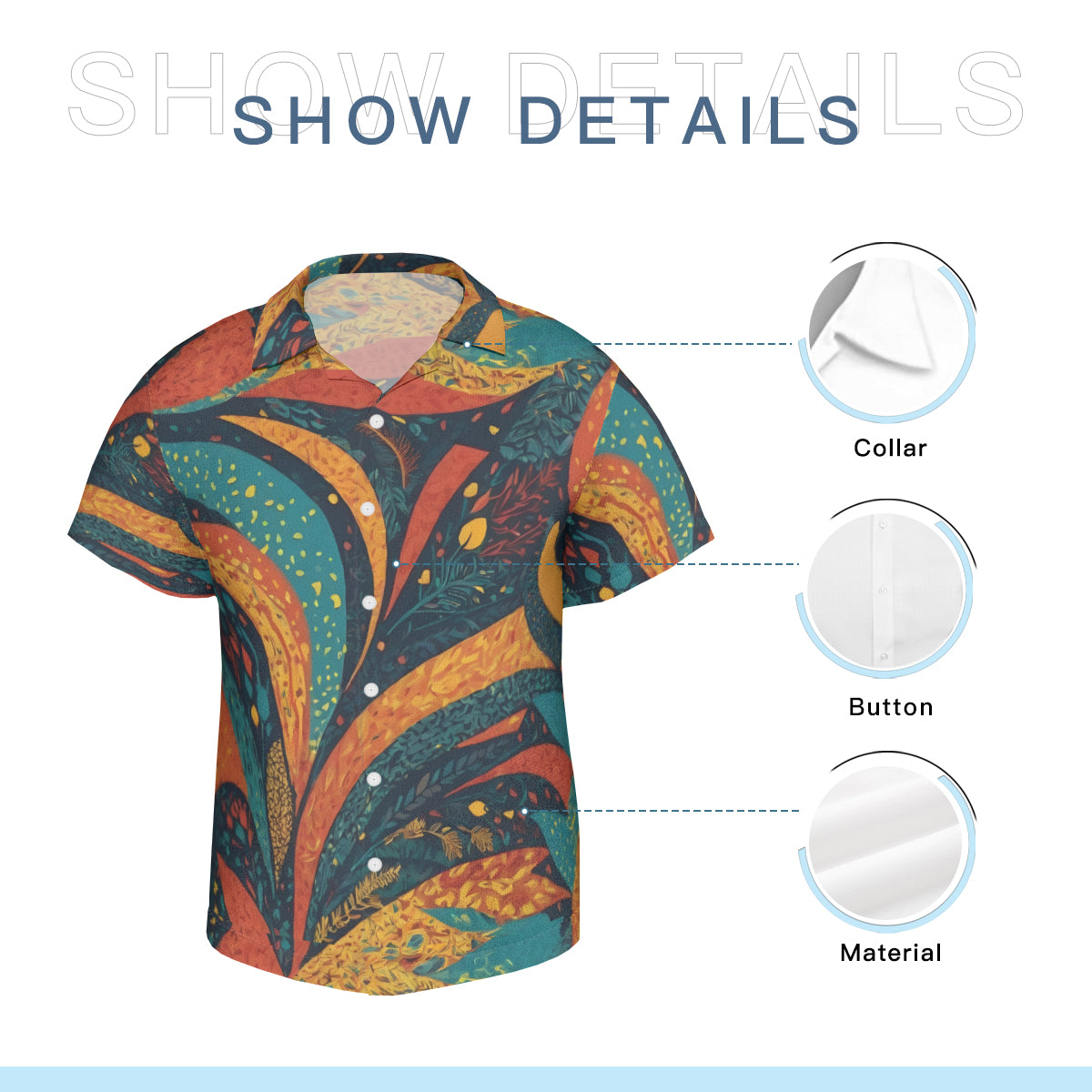 Abstract Beauty Hawaiian Shirt(No chest pocket) | Polyester