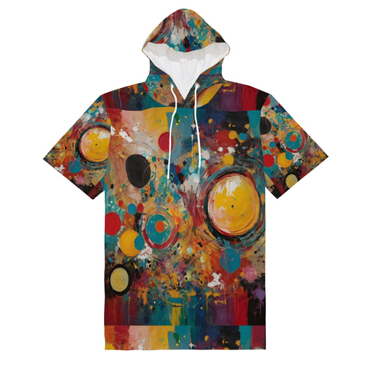 Crazy Design Men's Hooded T-shirt丨Cotton