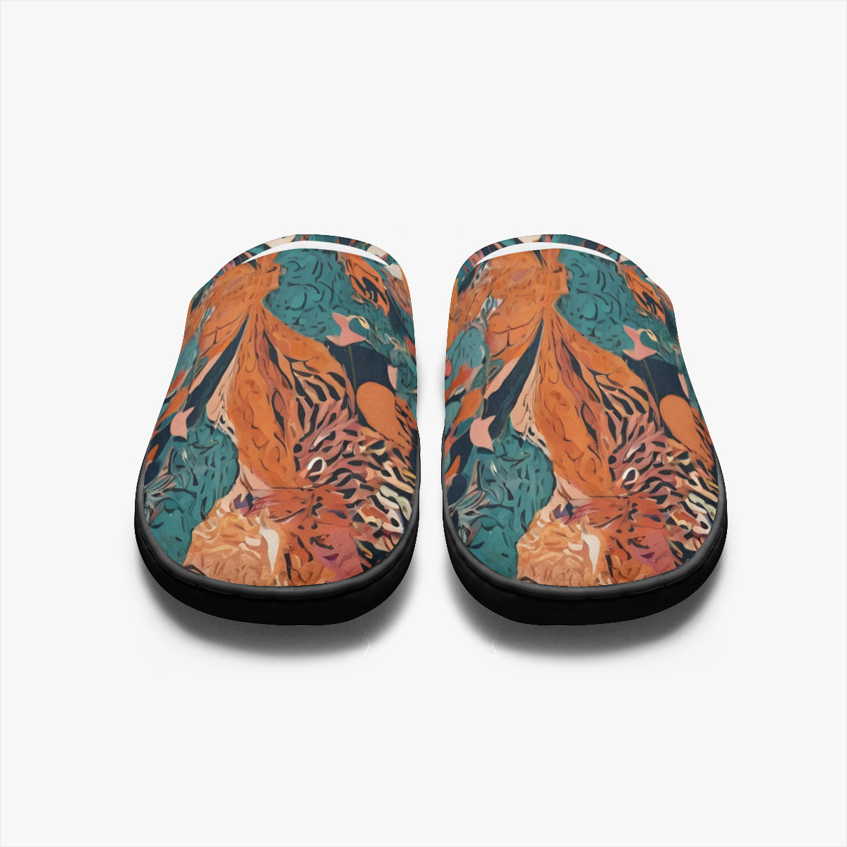 Abstract Vibes Personalized Warm Cotton Slippers
