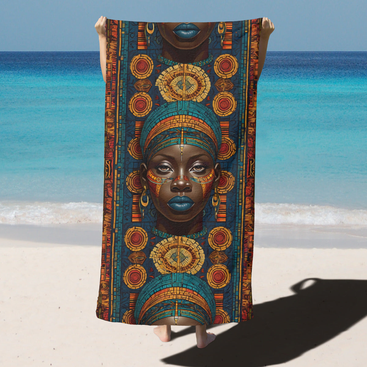 African Image Beach towel (comfortable model)|Polyester