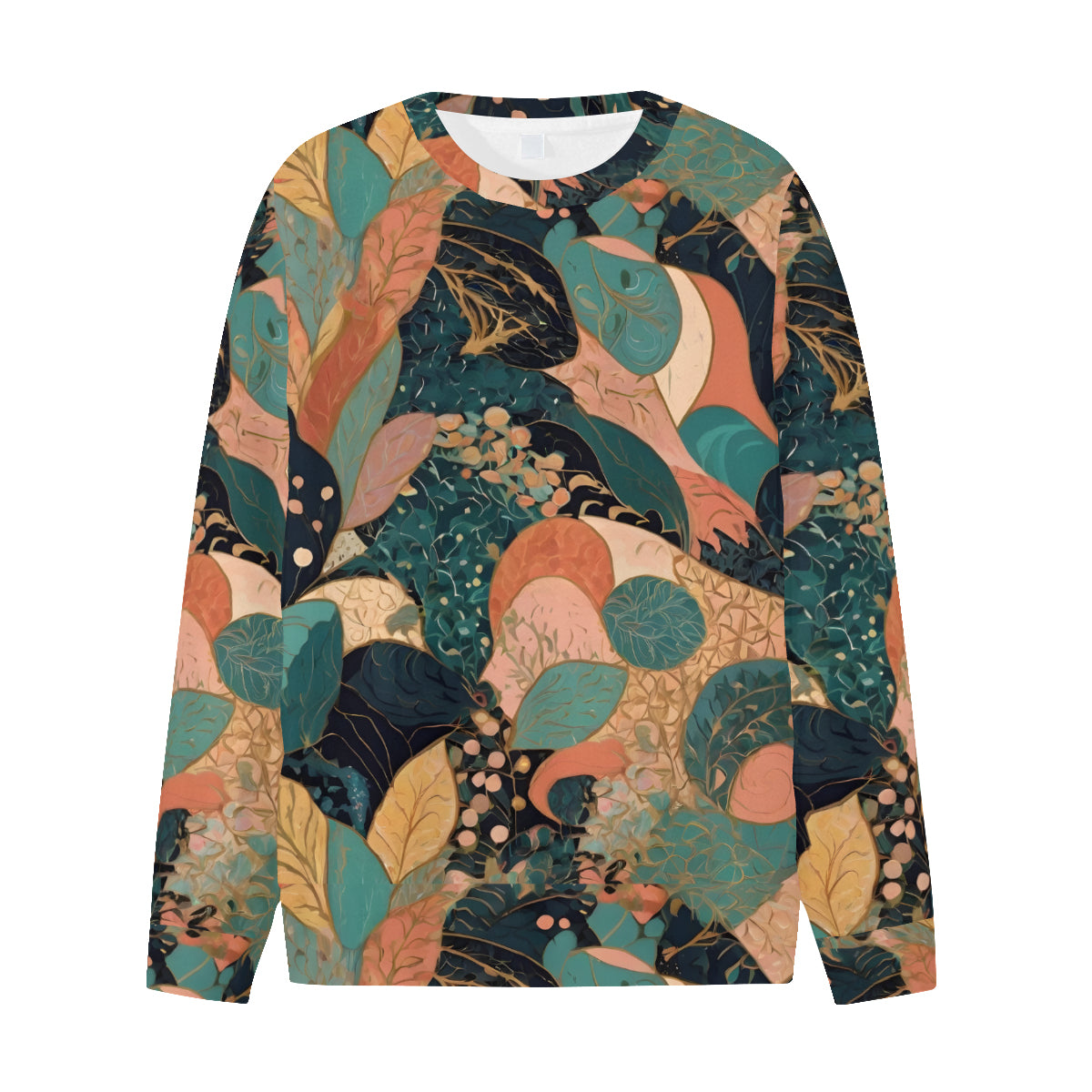 Abstract Wonder Men's O-Neck Long-Sleeved T-Shirt