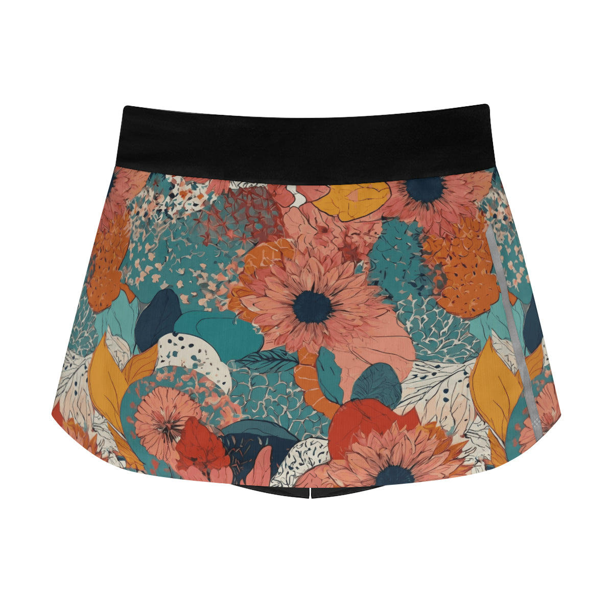 Awesome Floral Women's Sports Skirt | Polyester