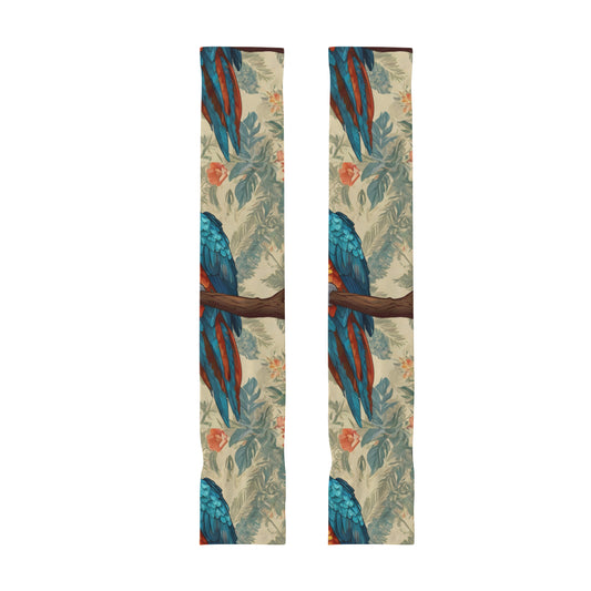 Parrot Design UV-Proof Cool Arm Cover Sunscreen Gloves | Polyester