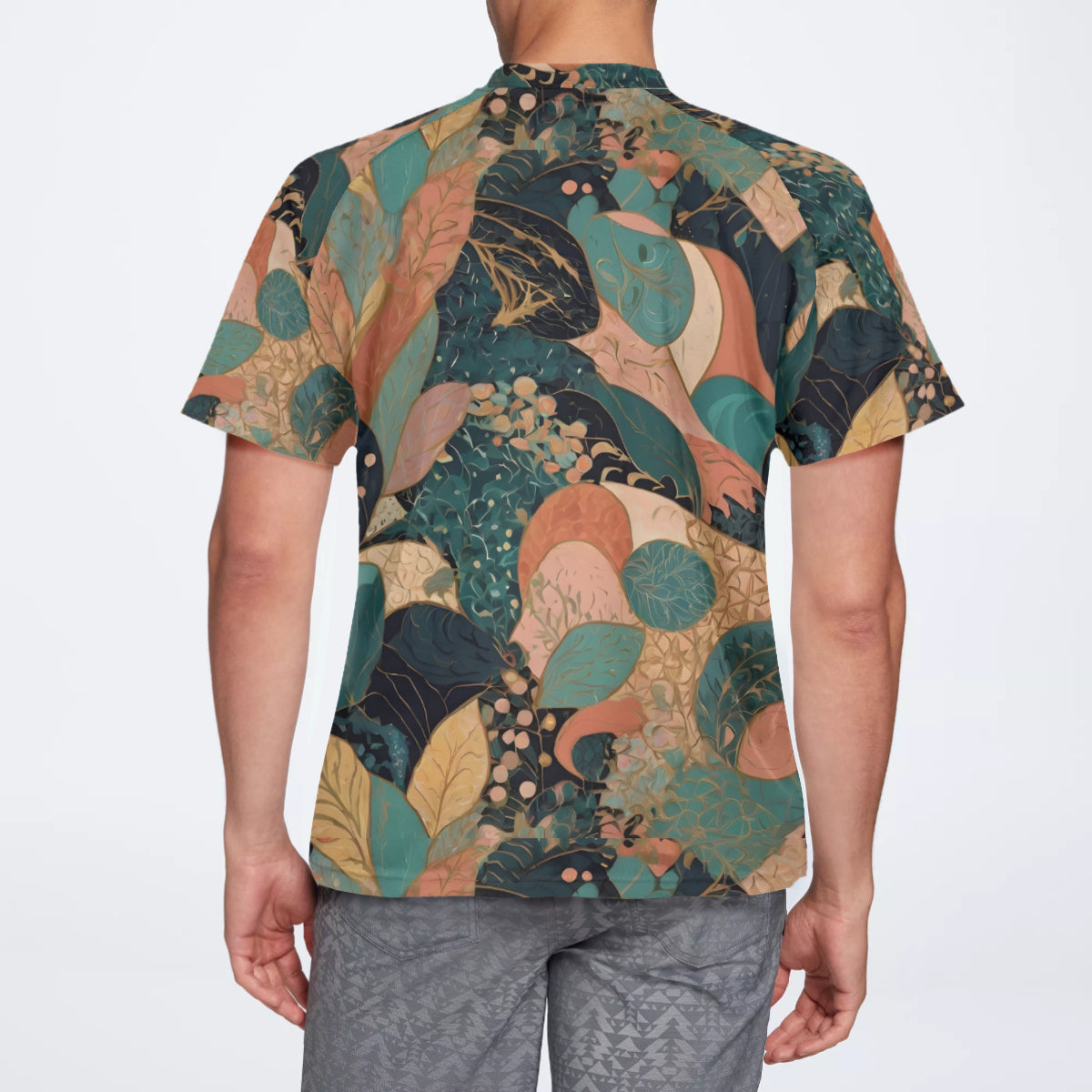 Abstract Wonder Men's V-Neck T-Shirt Men's Jersey