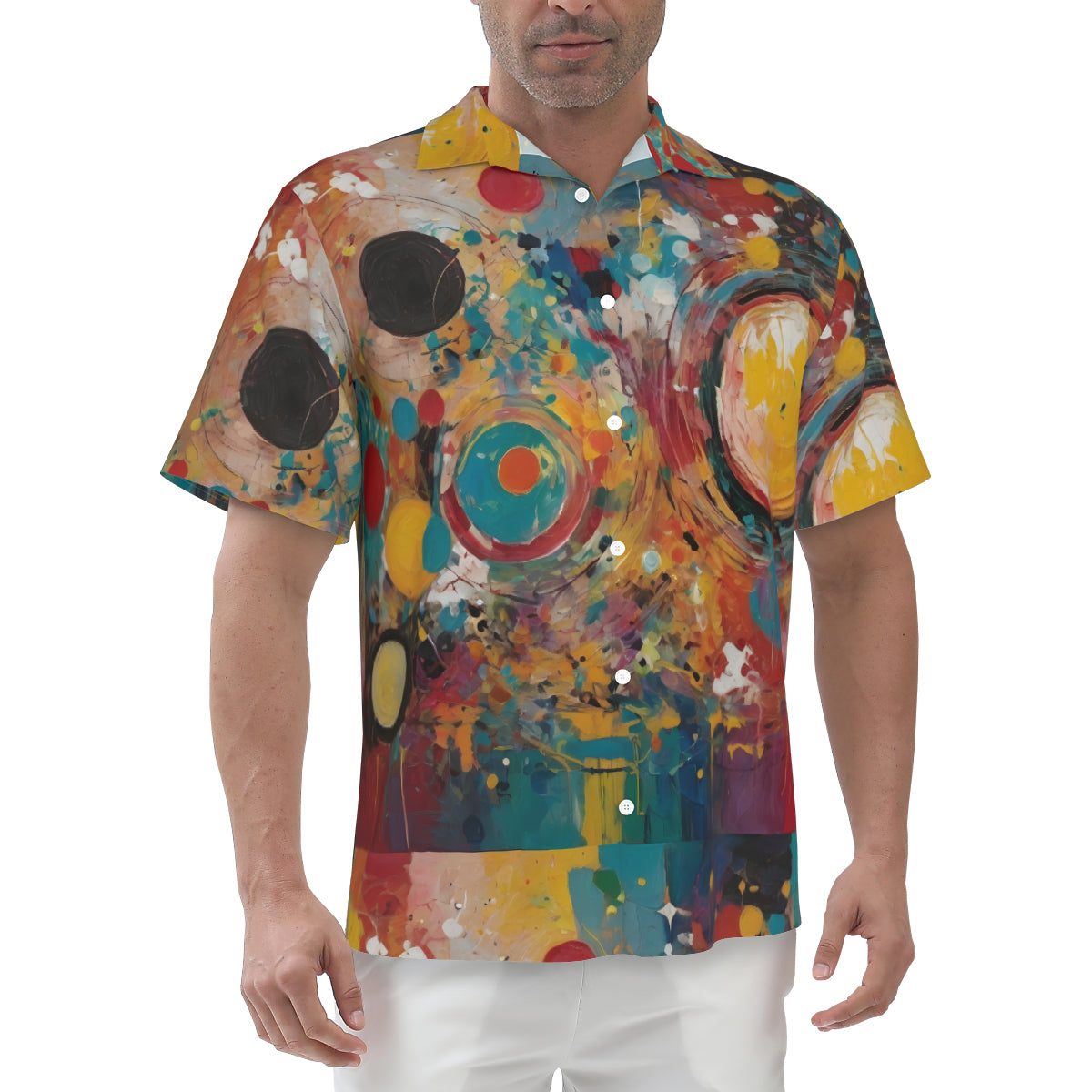 Crazy Design Men's Casual Shirt|Polyester