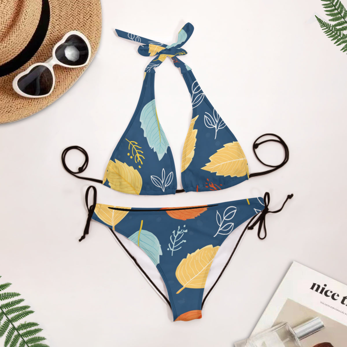 Beautiful Floral Bikini Swimsuit