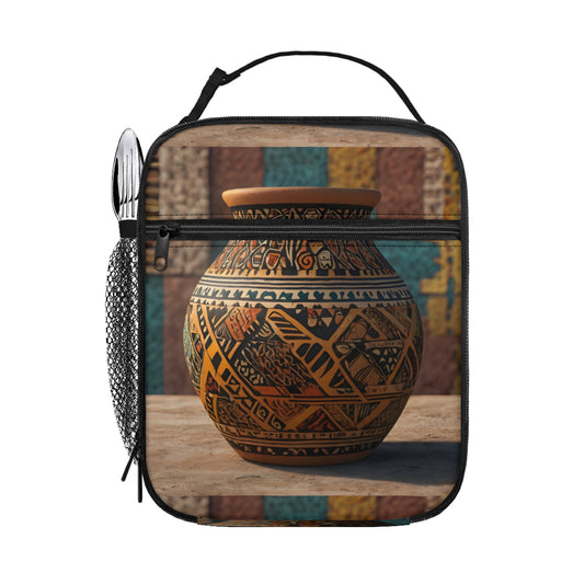 Golden Pot Portable Handheld Insulated Lunch Bag|Oxford Cloth