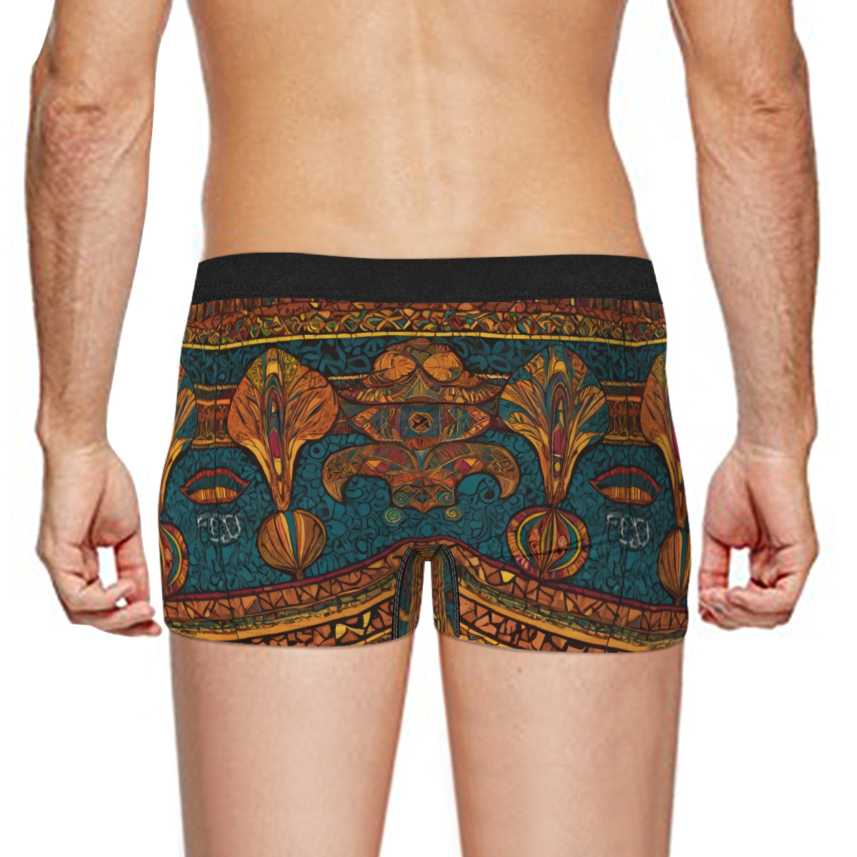 African Design Men's Underwear (Front and Back Design)丨Polyester