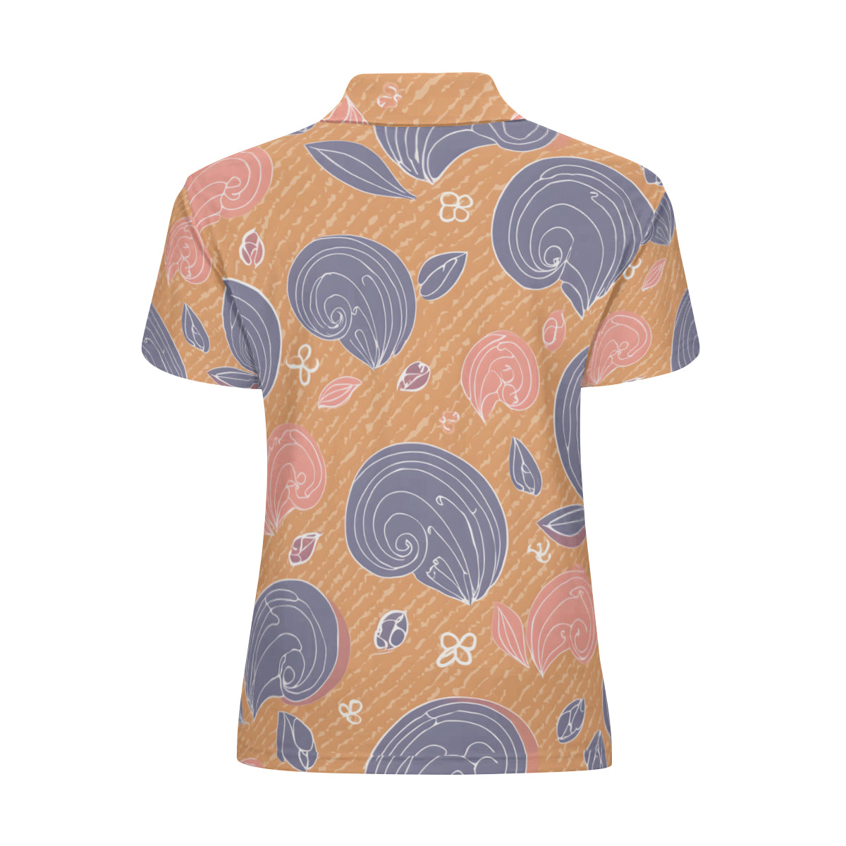 Abstract Design Women's Short-Sleeved Polo Shirt