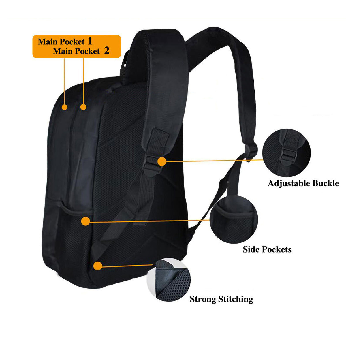 Anime Personlized Double-layer school bag|Polyester