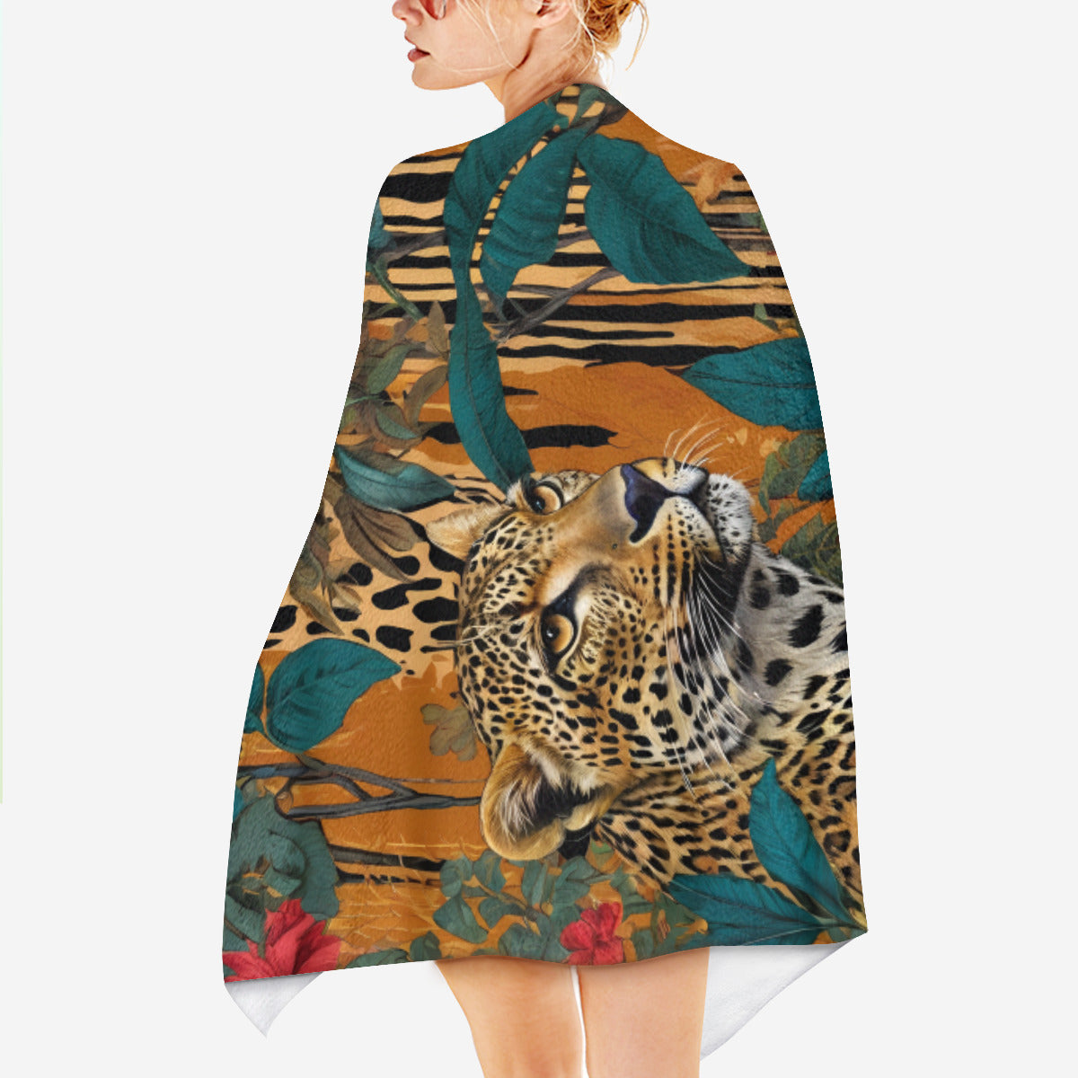 Warrior Leopard Beach towel (comfortable model)|Polyester
