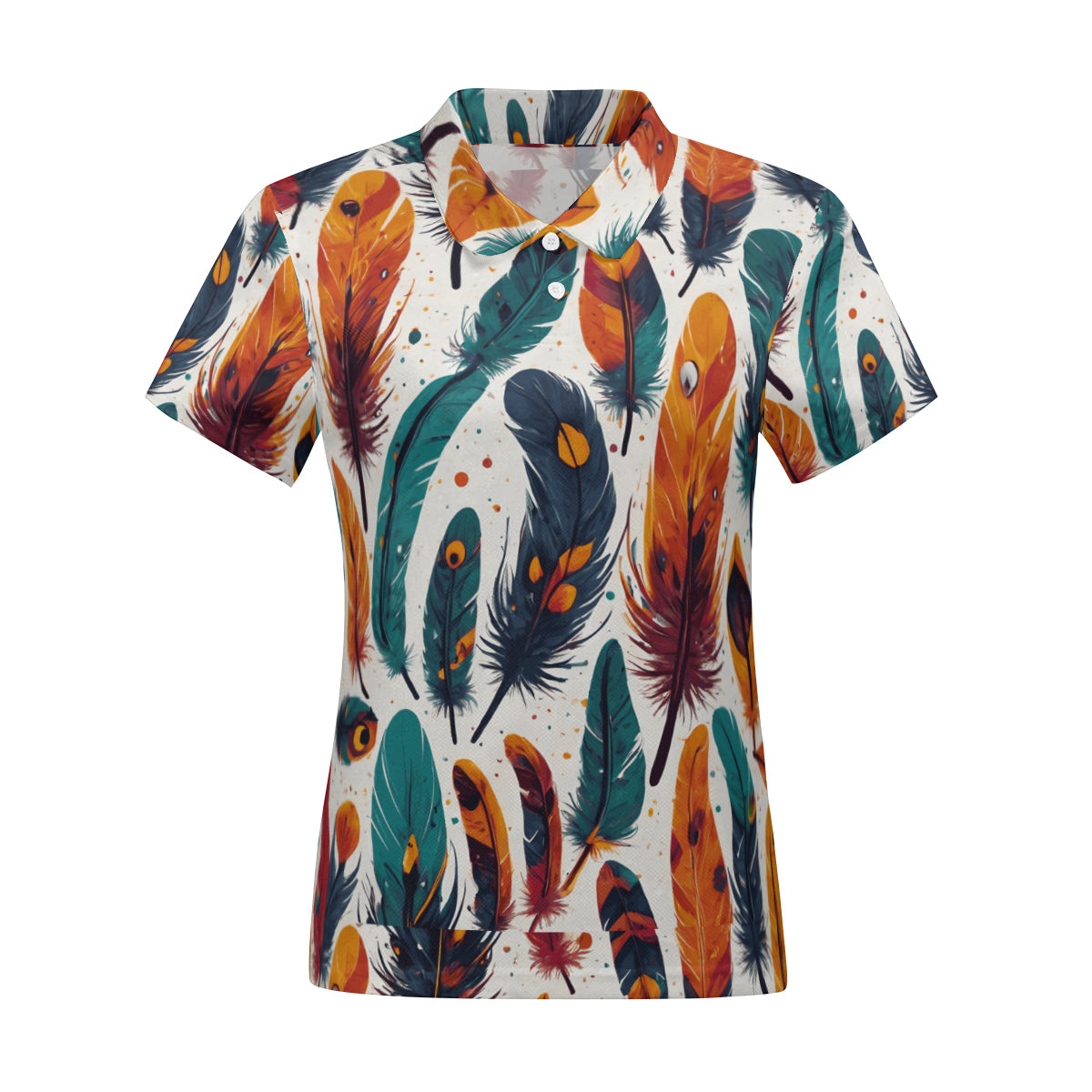 Wacky Plums Women's Short-Sleeved Polo Shirt