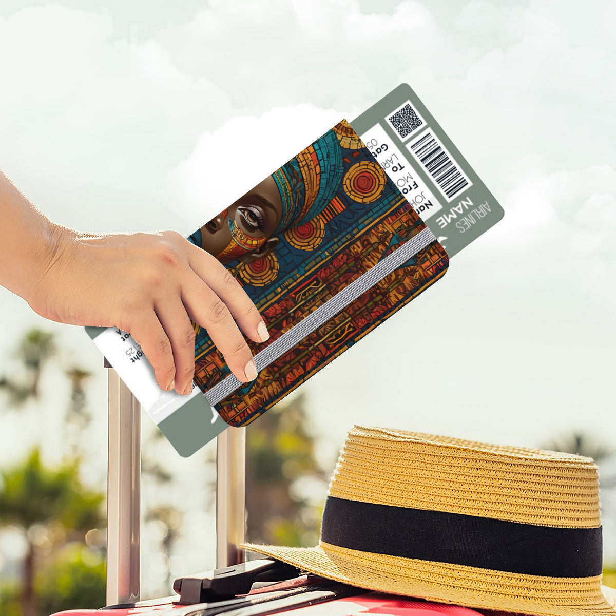 African Image Personalized Custom Passport Cover Passport Holder | PU
