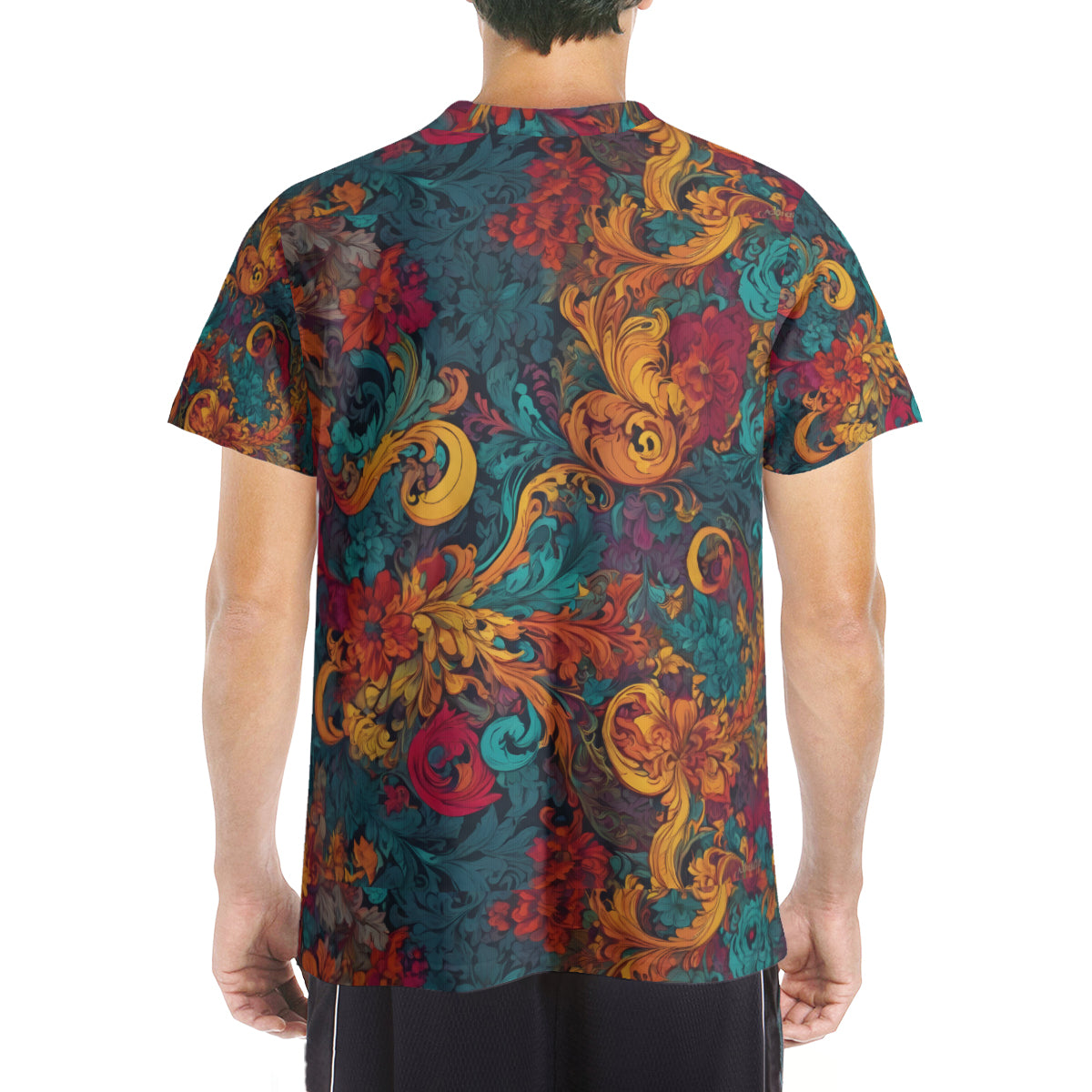 Awesome Flower Design Unisex O-Neck EU Size T-Shirt (DTG) | 180GSM Cotton