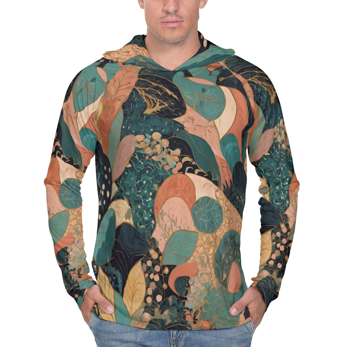 Abstract Wonder Men's Sun Protection Long Sleeve Hoodie