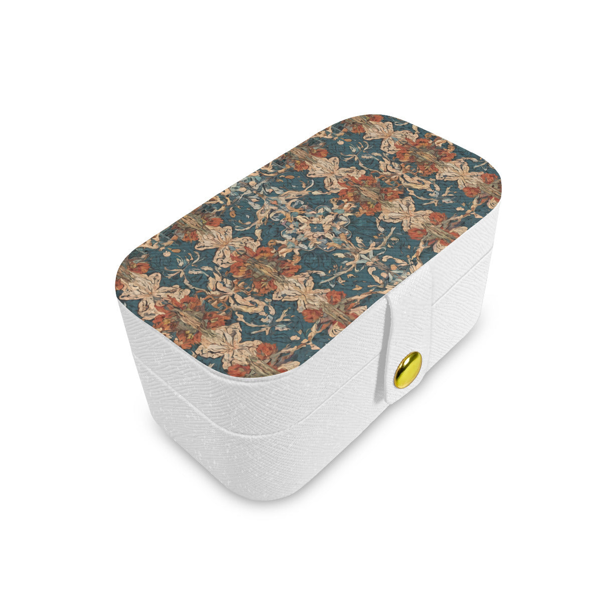 Abstract Design Personalized Portable Jewelry Box | PU