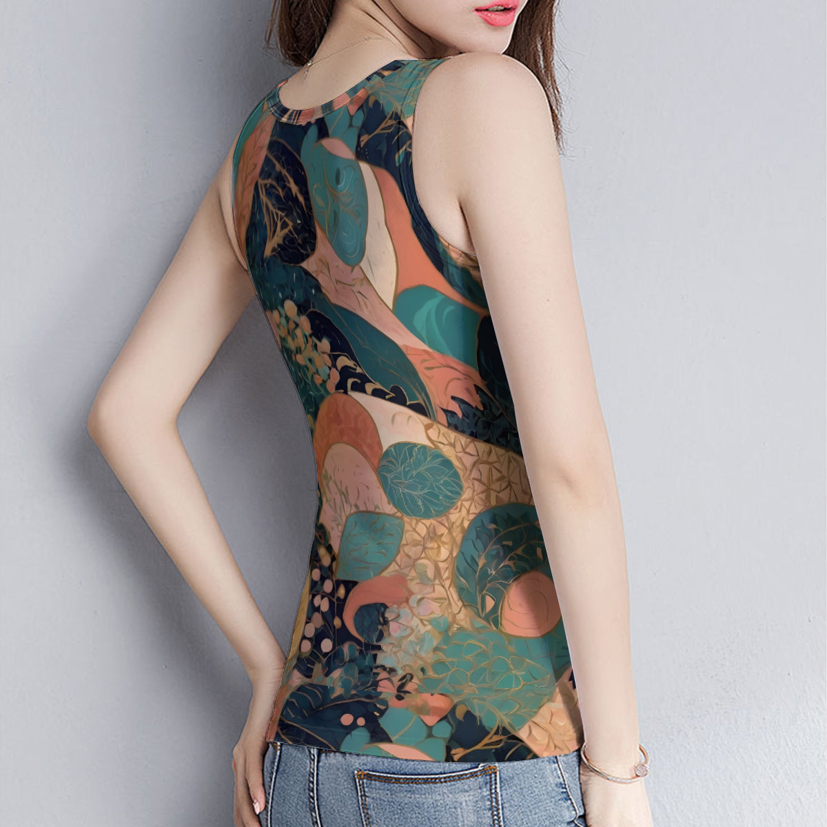 Abstract Wonder Women's Casual Vest