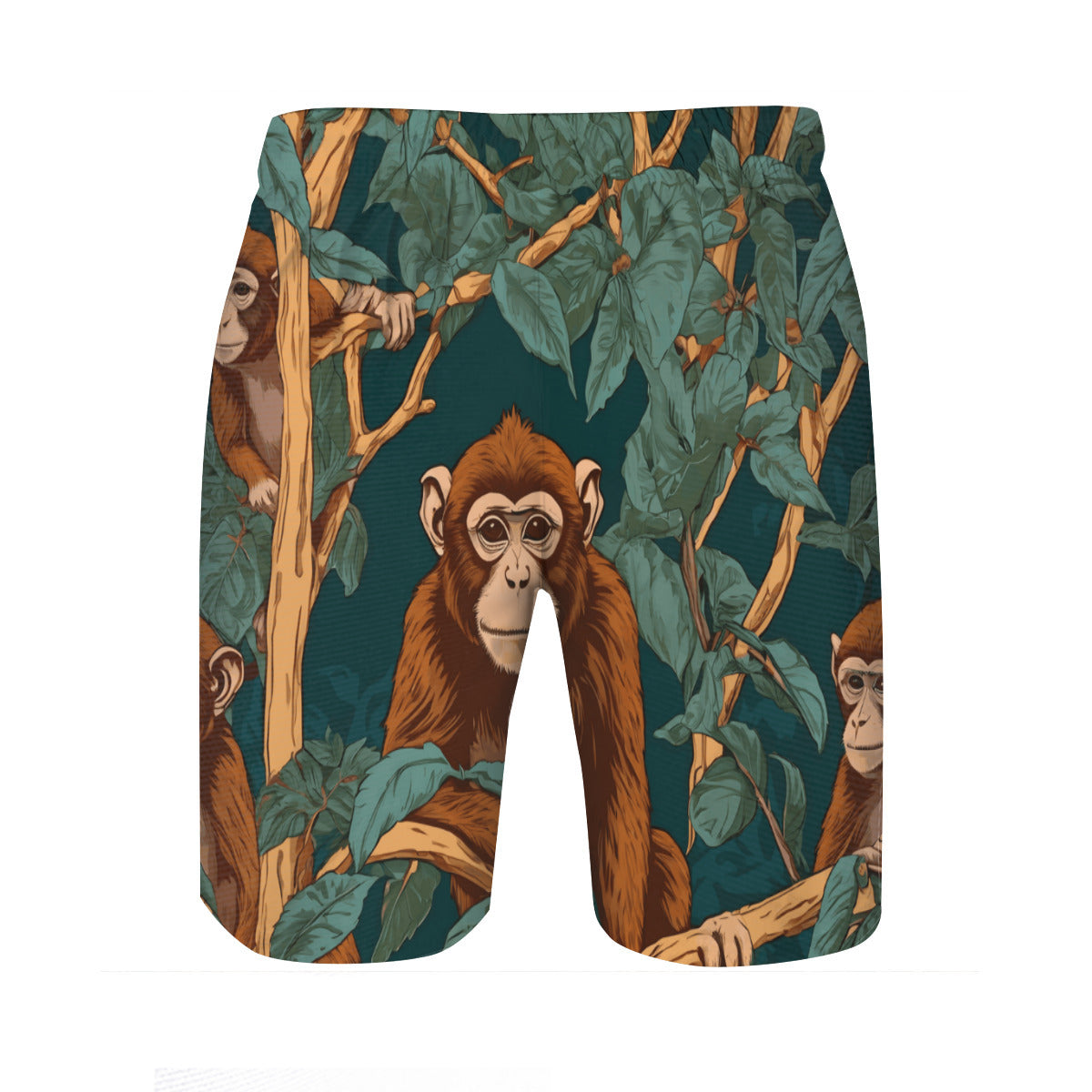 Monkey Vibes Men's Comfortable Beach Shorts