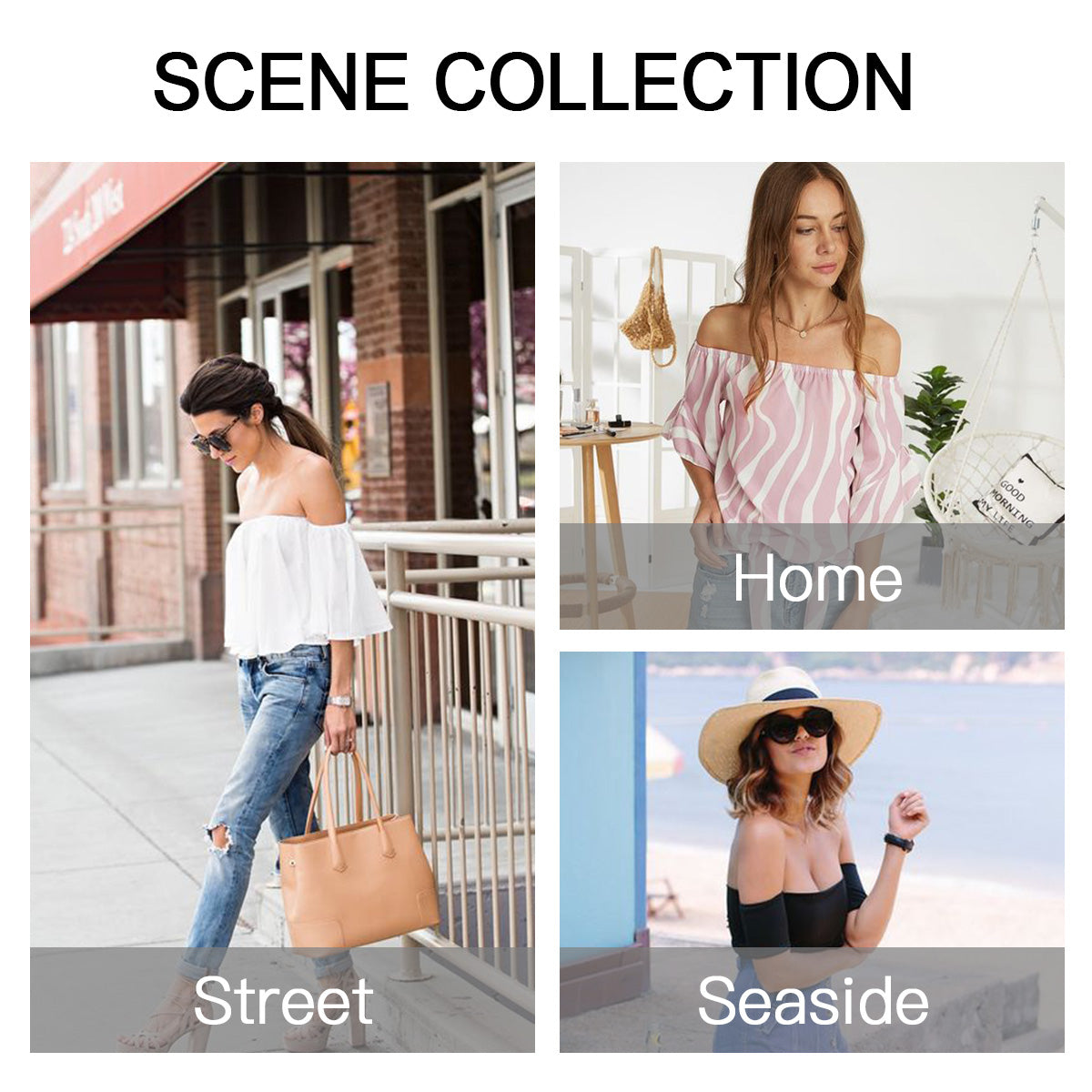 Beautiful Landscape Women's One-shoulder Tie Short Sleeves T-shirt