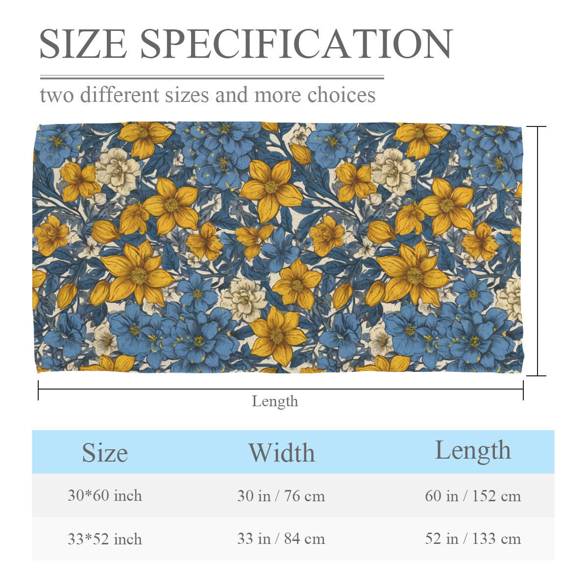 Abstract Yellow Floral Beach towel (comfortable model)|Polyester