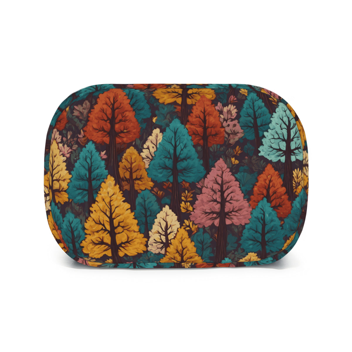 Beautiful Floral personalised canvas handheld insulated lunch bag (with side pocket)|Polyester