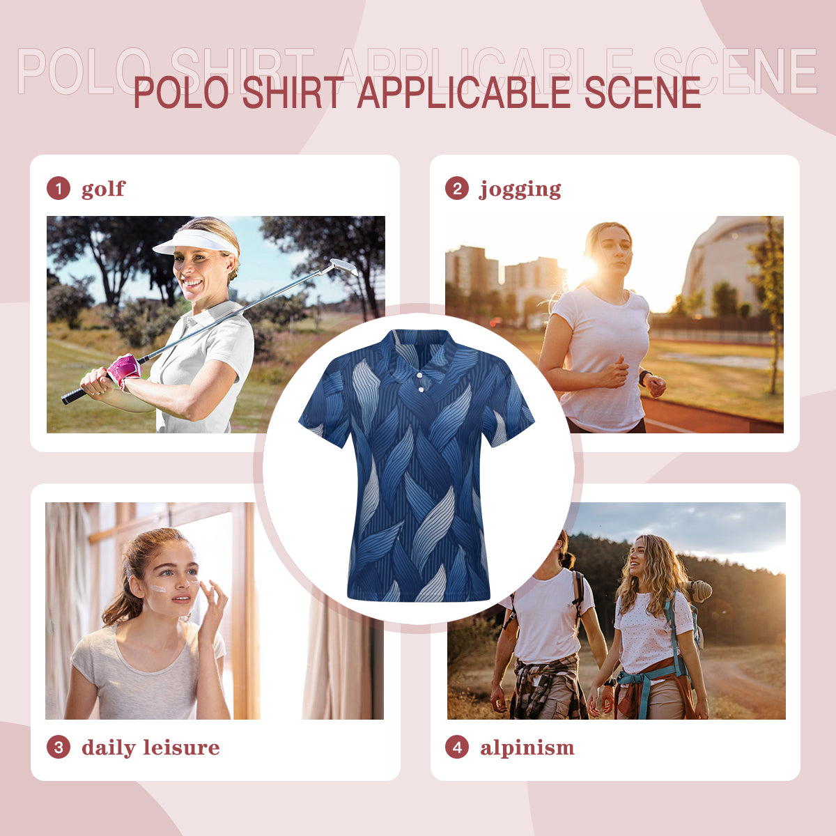 Blue Magic Women's Short-Sleeved Polo Shirt