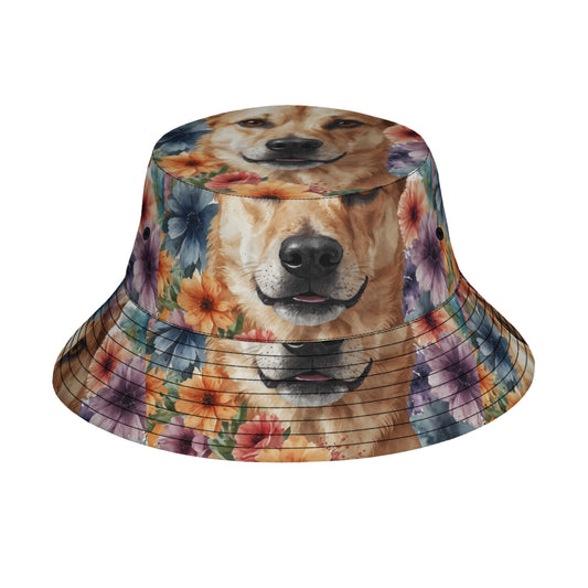 Dog Lovers Double-Sided All-Over Print Fisherman Hat | Polyester