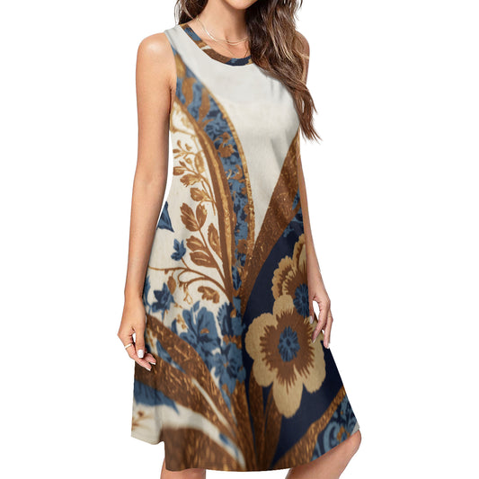Boho Women's Casual Dress | Polyester