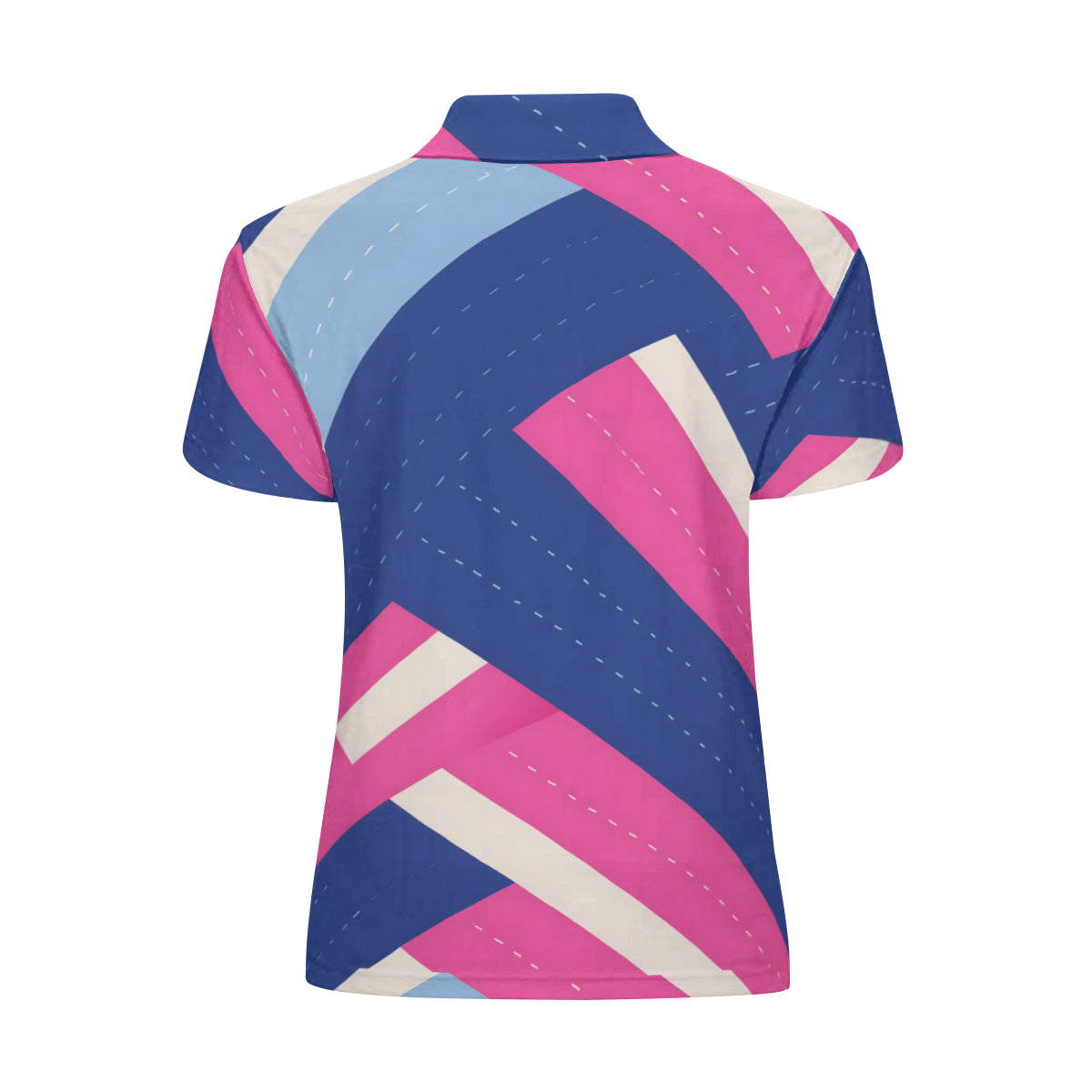 Abstract Beauty Women's Short-Sleeved Polo Shirt