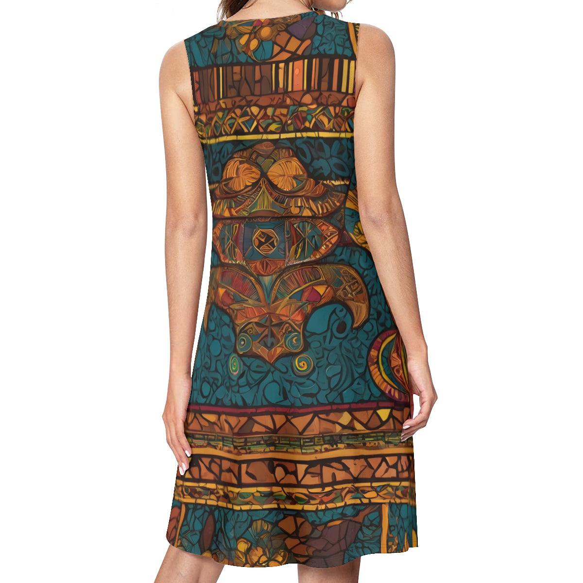 African Design Women's Casual Dress | Polyester