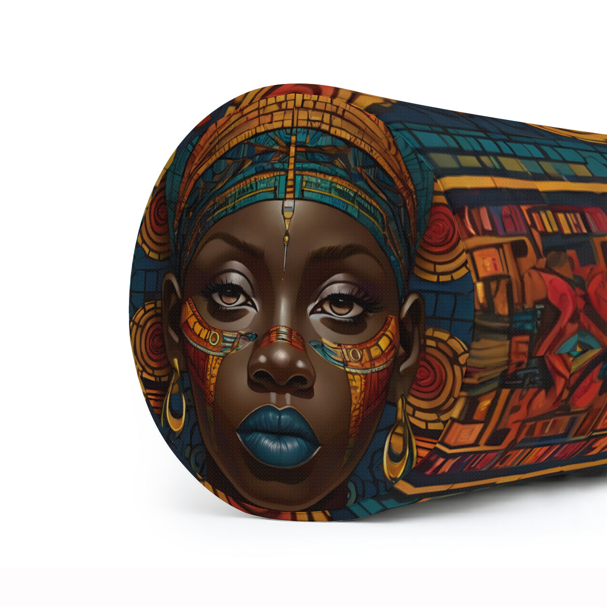 African Image Large Capacity Foldable Laundry Basket | Polyester
