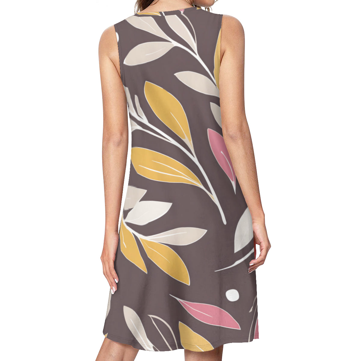 Golden Branches Women's Casual Dress